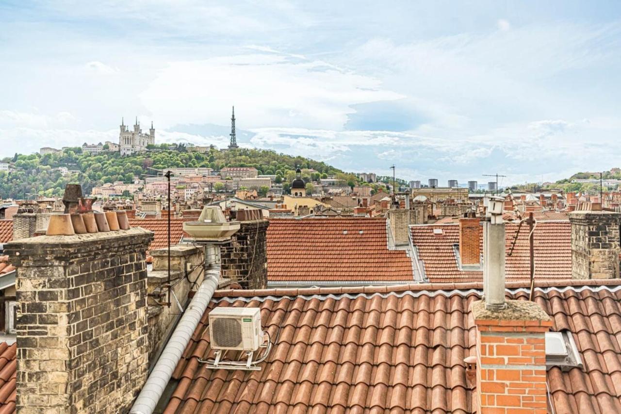The Pizay Duplex Cozy 2 People - Metro Hotel De Ville Lyon Dış mekan fotoğraf
