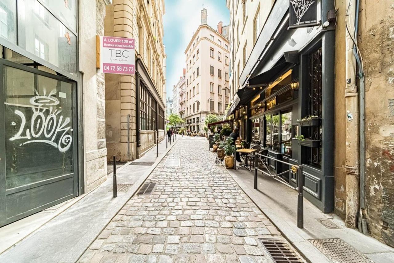 The Pizay Duplex Cozy 2 People - Metro Hotel De Ville Lyon Dış mekan fotoğraf